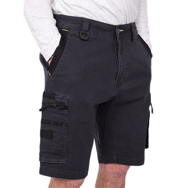Bisley Flx & Move Stretch Cargo Shorts (Black) - Workwear.co.uk